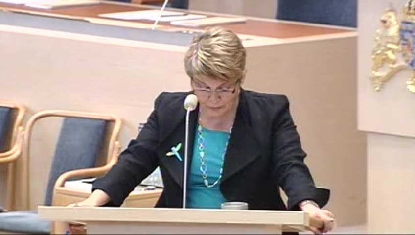 Stillbild från Interpellationsdebatt, EU:s energipolitik