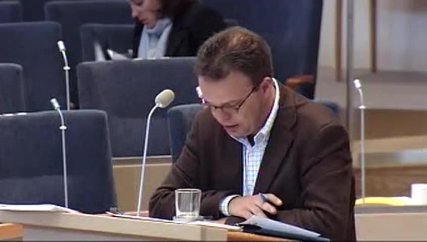 Stillbild från Interpellationsdebatt, Konsekvenser av reglerna för deltidsarbetslösa