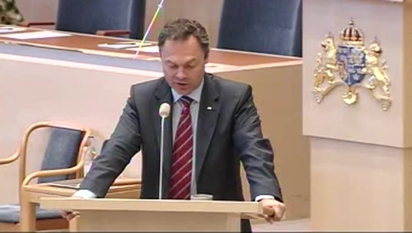 Stillbild från Interpellationsdebatt, Resurserna i förskola och fritidshem