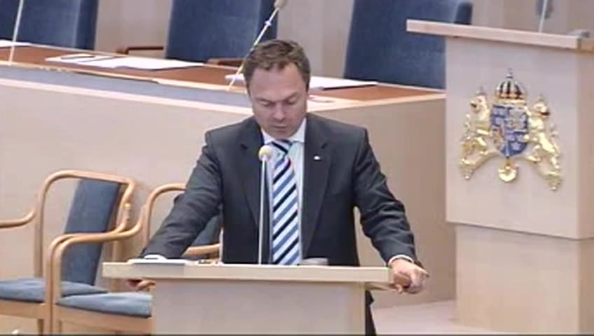 Stillbild från Interpellationsdebatt, Barnombudsmannens årliga rapport och förekomst av kollektiv bestraffning i svensk skola