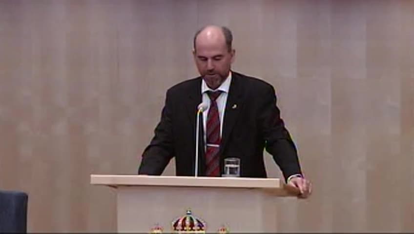 Stillbild från Debatt om förslag, Multilateralt samarbete om strategiska flygtransporter