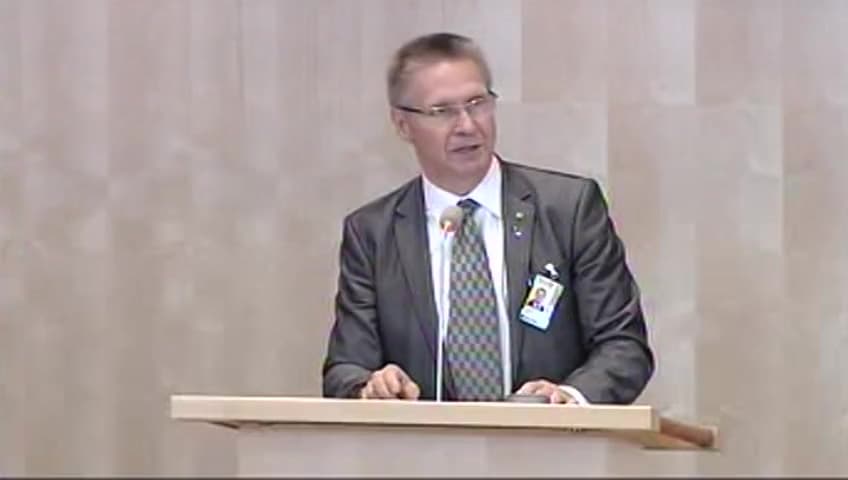 Stillbild från Debatt om förslag, Administrativa sanktioner på yrkesfiskets område m.m.