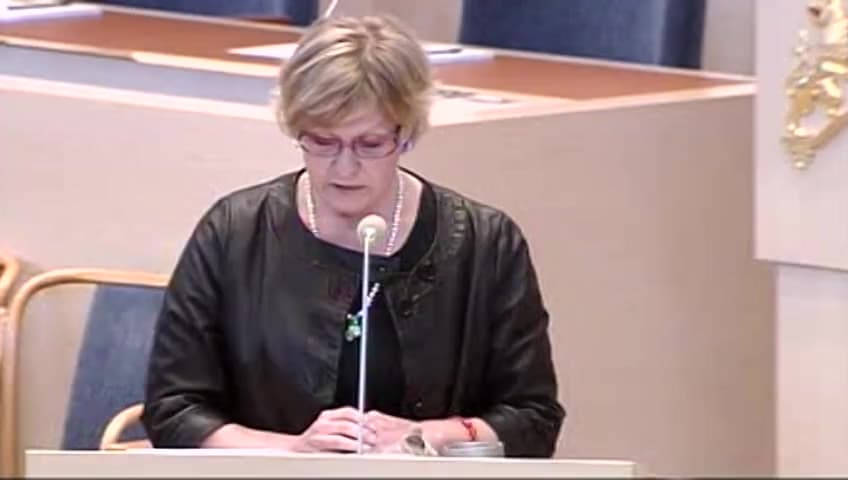 Stillbild från Interpellationsdebatt, Finansiering av infrastruktur
