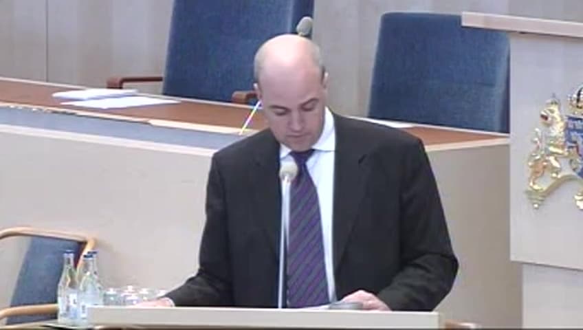 Stillbild från Interpellationsdebatt, Regeringens arbetsformer
