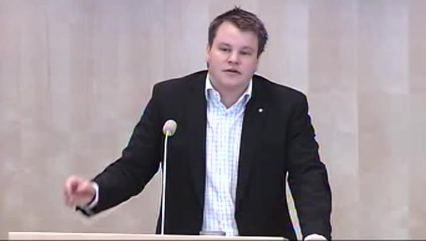 Stillbild från Debatt om förslag, Äktenskap och partnerskap