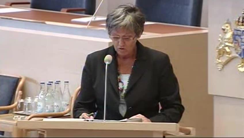 Stillbild från Interpellationsdebatt, Trafikförsäkringens framtid