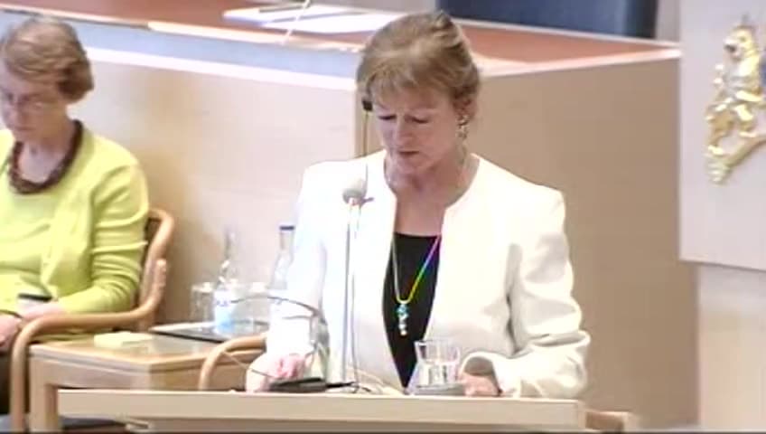 Stillbild från Interpellationsdebatt, Åldersgräns på bio och föräldrars ansvar