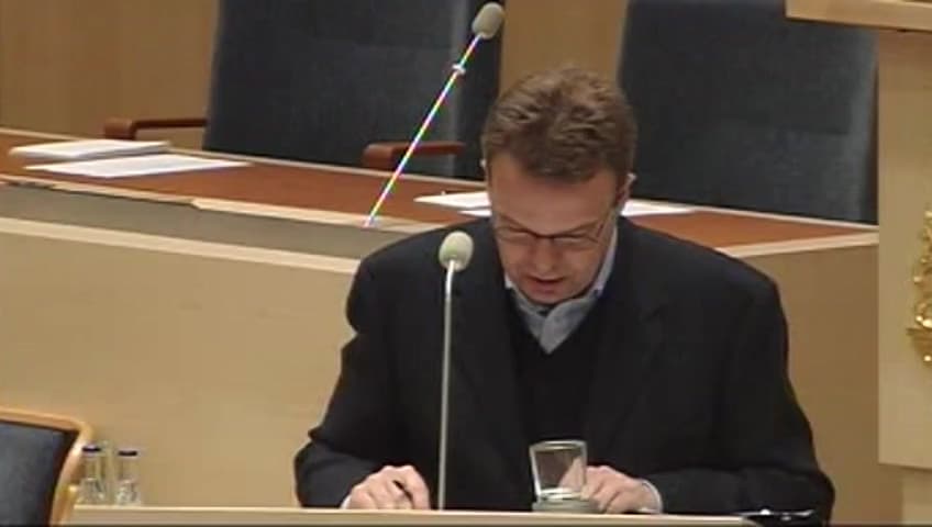 Stillbild från Interpellationsdebatt, Sommarjobb för ungdomar