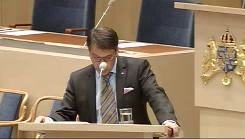 Stillbild från Interpellationsdebatt, Barnen i EU