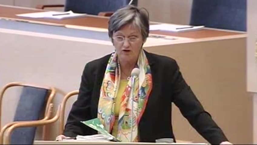 Stillbild från Interpellationsdebatt, Utsorteringskedjan och försörjningsstöd