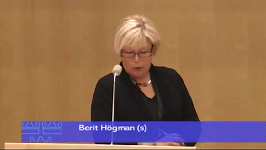 Stillbild från Debatt om förslag, Vissa näringspolitiska frågor