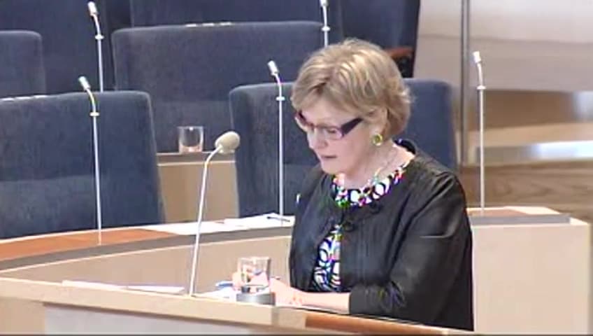 Stillbild från Interpellationsdebatt, Taxinäringen och tömningscentraler