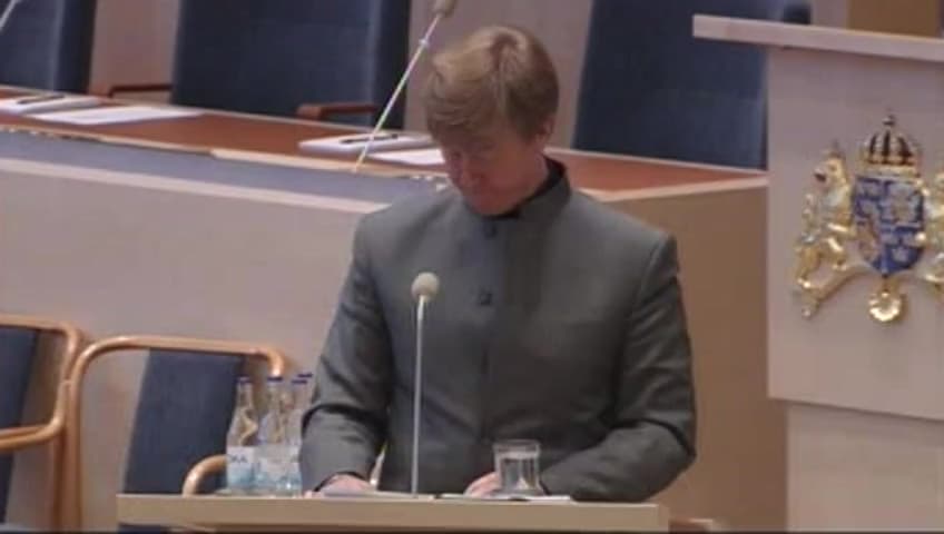 Stillbild från Interpellationsdebatt, Ansvarsfrågor kring mögelskadade bostäder