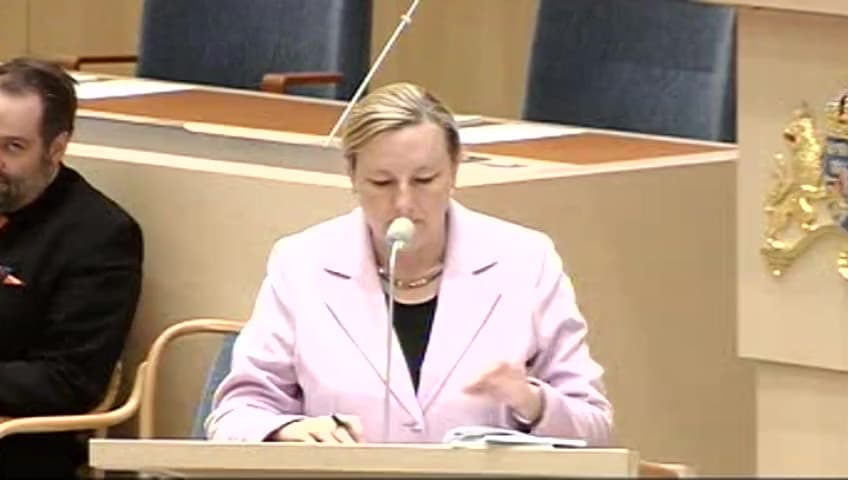 Stillbild från Interpellationsdebatt, Ryska exporttullar