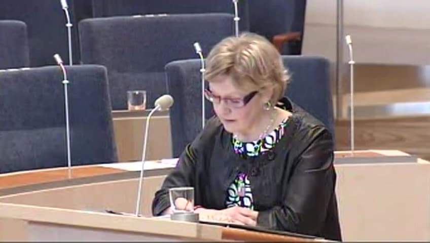 Stillbild från Interpellationsdebatt, Kollektivtrafiken i Stockholm