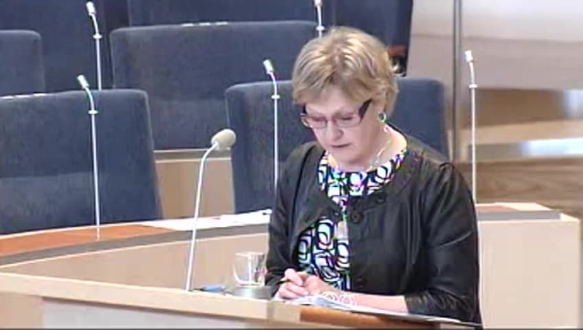 Stillbild från Interpellationsdebatt, Kollektivtrafik till Arlanda