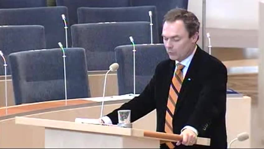 Stillbild från Interpellationsdebatt, Utbildningen och regionerna
