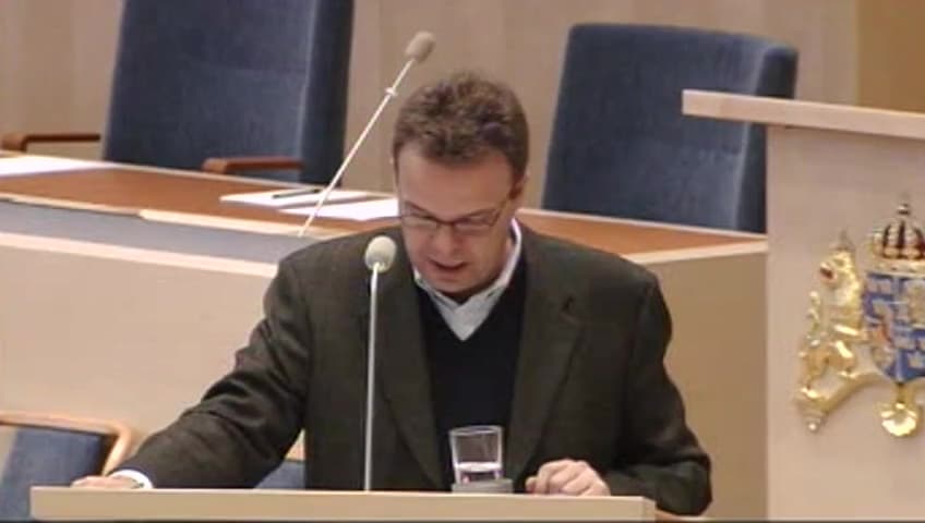 Stillbild från Interpellationsdebatt, Villkoren för utländsk arbetskraft