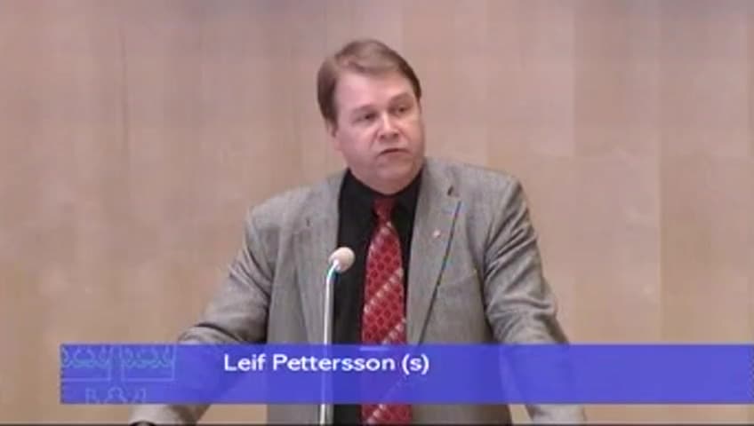 Stillbild från Debatt om förslag, Vissa folkrörelsefrågor