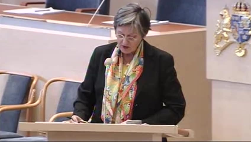 Stillbild från Interpellationsdebatt, Försäkringskassans försämrade service på landsbygden