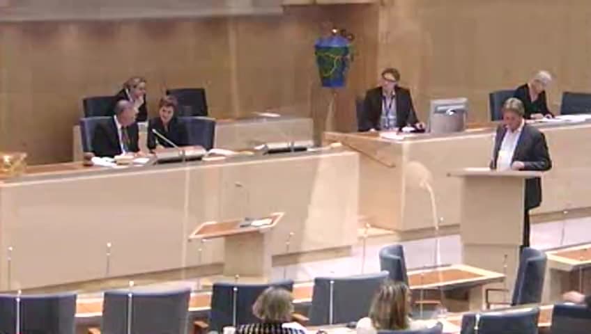Stillbild från Interpellationsdebatt, Onykterhet i trafiken