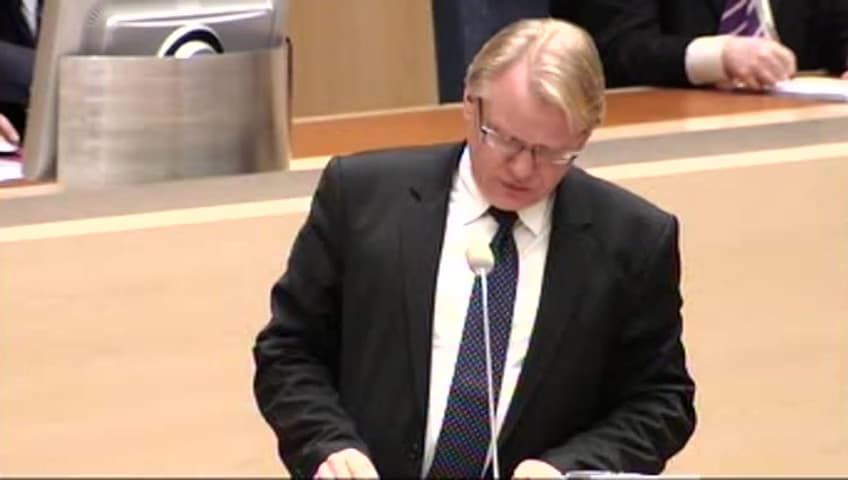 Stillbild från Interpellationsdebatt, Försäkringskassans trovärdighet