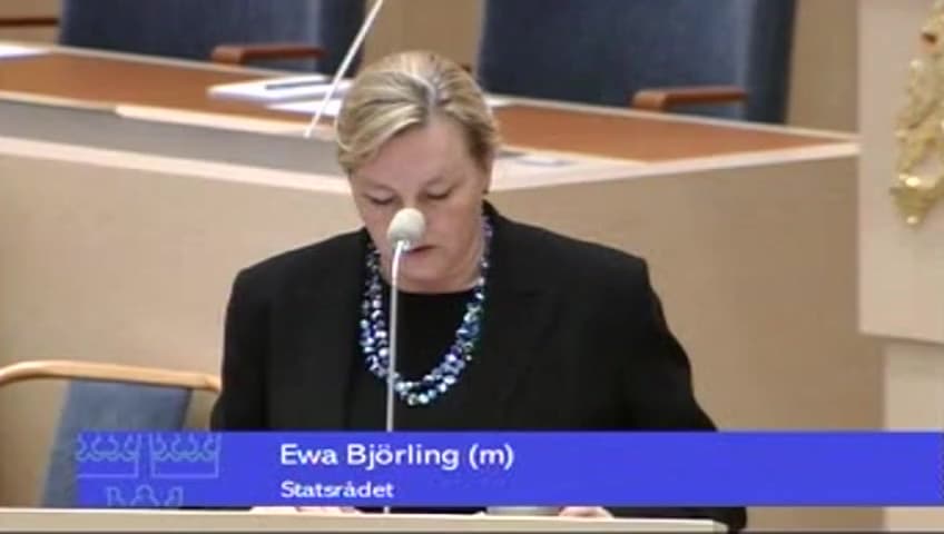 Stillbild från Interpellationsdebatt, EPA och rättvisa handelsregler