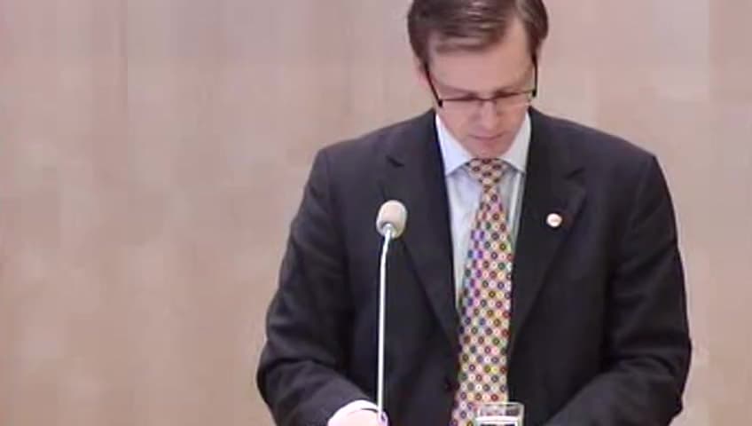 Stillbild från Debatt om förslag, Utgiftsområde 16 Utbildning och universitetsforskning