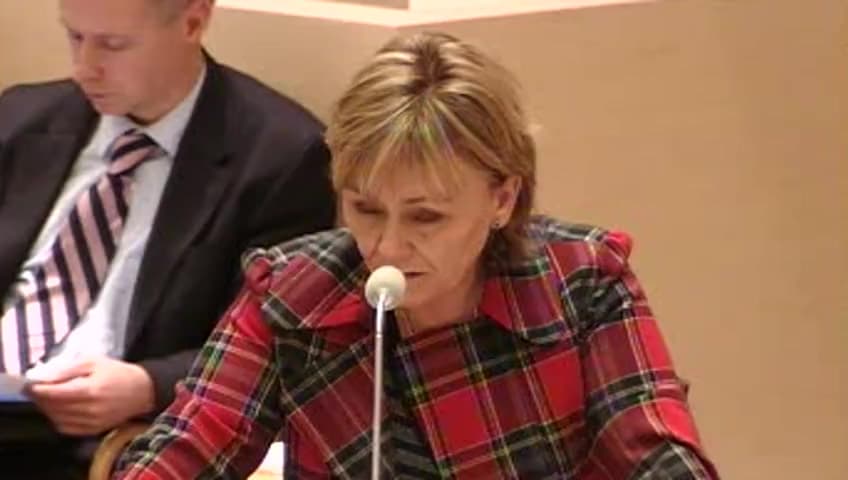 Stillbild från Interpellationsdebatt, Bordellhärvan