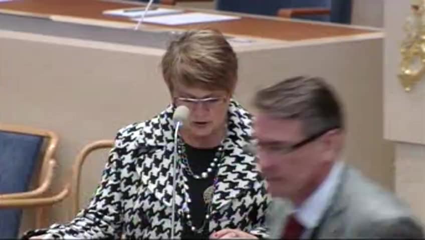 Stillbild från Interpellationsdebatt, Norrsundets Bruk