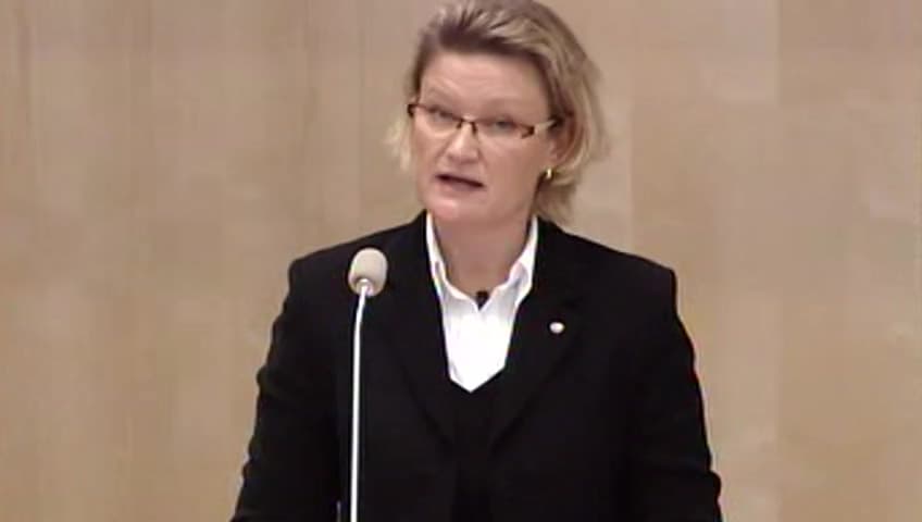 Stillbild från Debatt om förslag, Utgiftsområde 18 Samhällsplanering, bostadsförsörjning, byggande samt konsumentpolitik