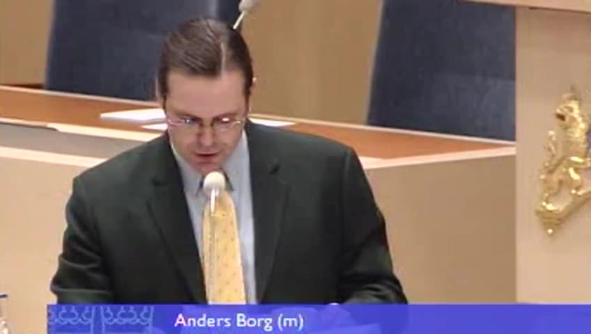 Stillbild från Interpellationsdebatt, Ekonomisk standard bland ensamstående föräldrar