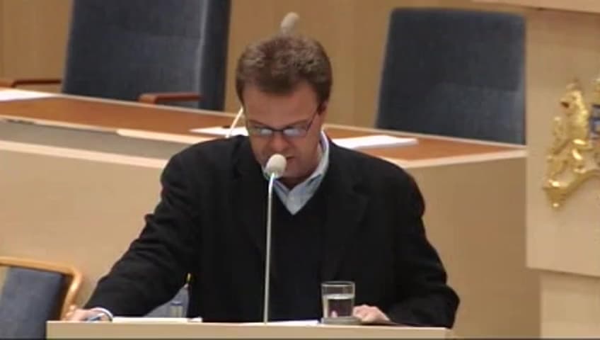 Stillbild från Interpellationsdebatt, Misslyckande för nystartsjobben