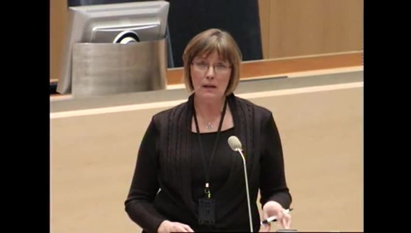 Stillbild från Interpellationsdebatt, Problem med mediekoncentration