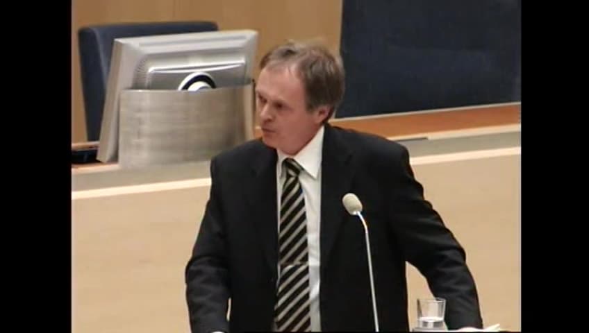 Stillbild från Interpellationsdebatt, Regelverket för så kallade fyrhjulingar