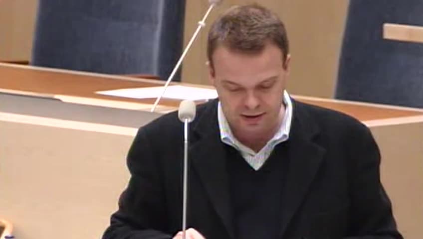 Stillbild från Interpellationsdebatt, Deltidsarbetslösa kvinnors situation på arbetsmarknaden 