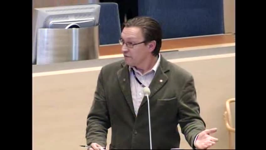 Stillbild från Interpellationsdebatt, Komvux
