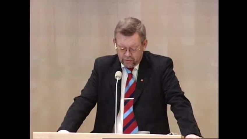 Stillbild från Debatt om förslag, Statliga företag