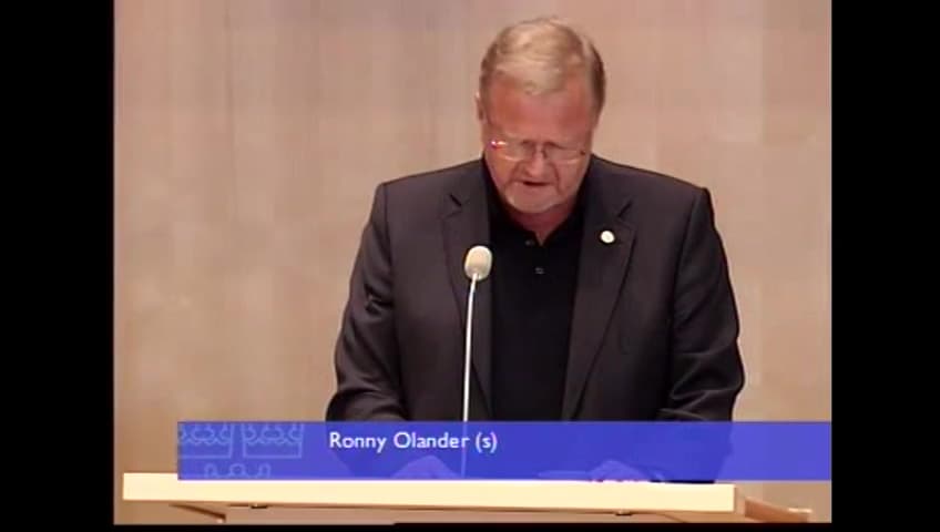 Stillbild från Debatt om förslag, Bidragsbrottslag