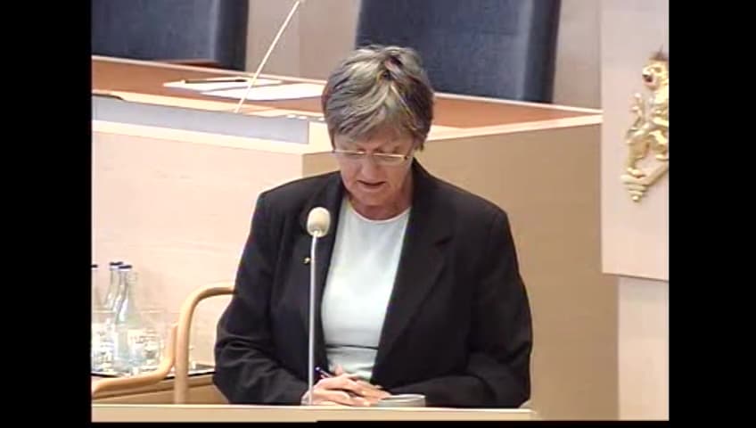 Stillbild från Interpellationsdebatt, Gränshinder