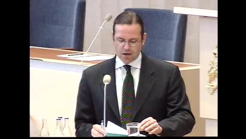 Stillbild från Interpellationsdebatt, En fördelningspolitisk redogörelse och fördelning utifrån genus som särtryck i budgetpropositionen 2008