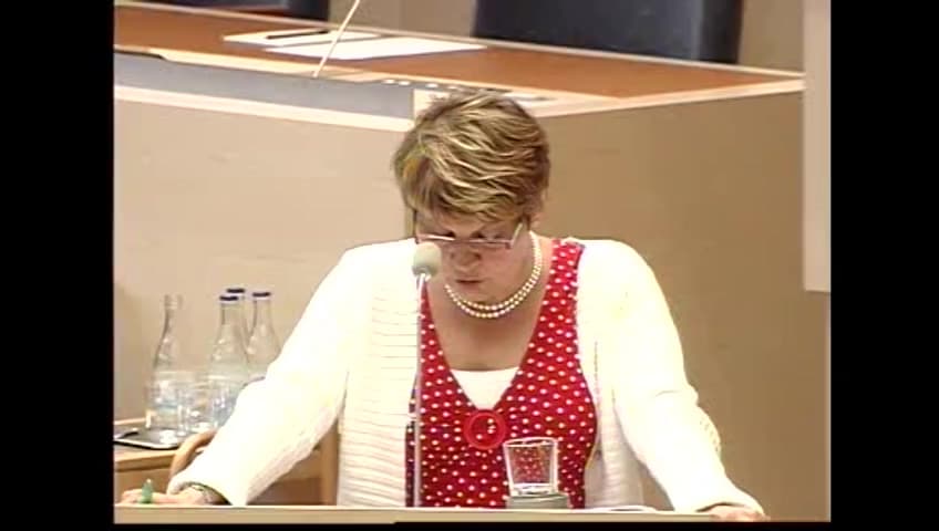 Stillbild från Interpellationsdebatt, Utvecklingen i södra Ångermanland