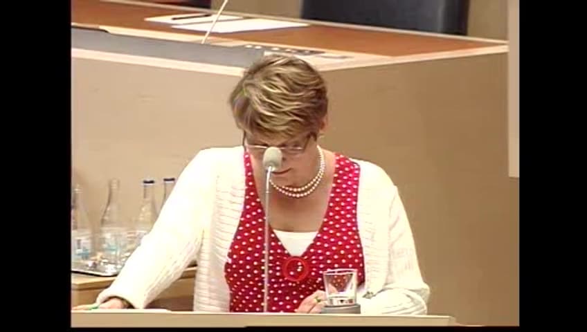 Stillbild från Interpellationsdebatt, Villkor för basindustrins överlevnad