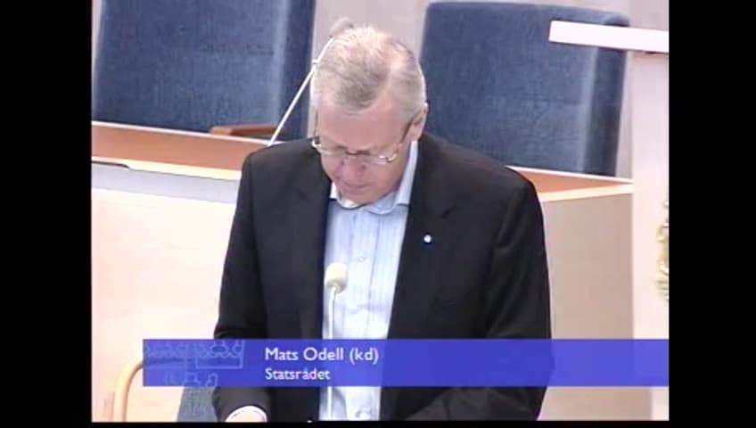 Stillbild från Interpellationsdebatt, Utförsäljning av Vin & Sprit