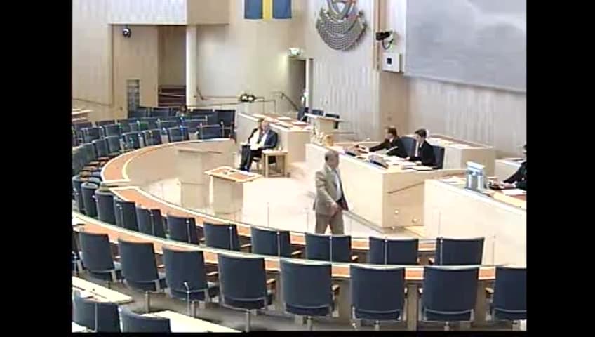 Stillbild från Interpellationsdebatt, 2 000 dagar i fångenskap