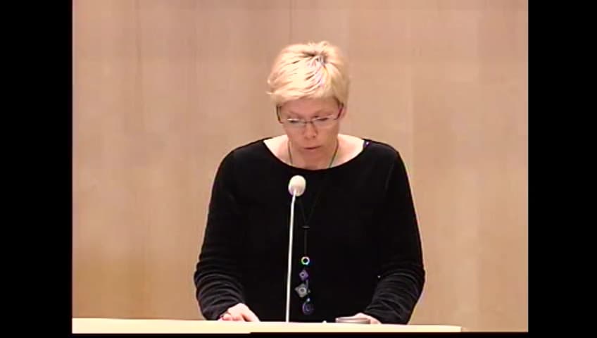 Stillbild från Debatt om förslag, Allmänna motioner om energiskatter m.m.