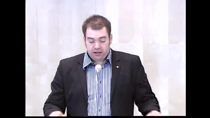 Stillbild från Debatt om förslag, Namnlagen 