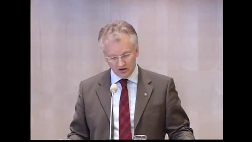 Stillbild från Interpellationsdebatt, Regeringens linje i fråga om Darfur
