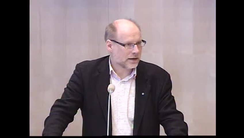 Stillbild från Interpellationsdebatt, Kriget i Irak