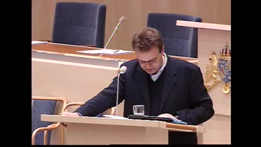 Stillbild från Interpellationsdebatt, Merkostnadsersättningen för plusjobb